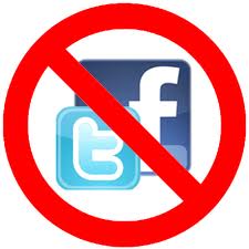 NO social media